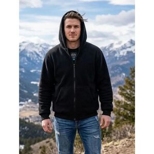 Sahara Club Hoodie Sz L Black